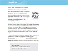 Tablet Screenshot of aperoweb.fr